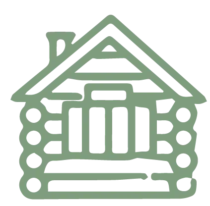 Line drawing of a house