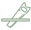 Line drawing of a hand saw